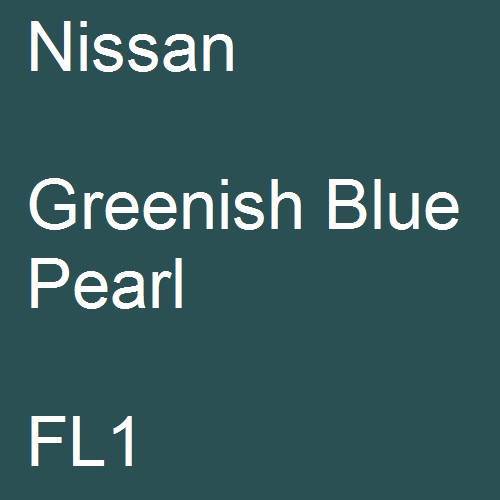 Nissan, Greenish Blue Pearl, FL1.